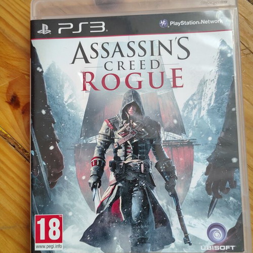 Assassin's Creed Rogue PS3 game used, complete with manual
