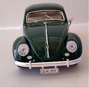 Volkswagen Beetle  1955  μεταλλικό αυτοκίνητο της Bburago σε κλίμακα 1/18