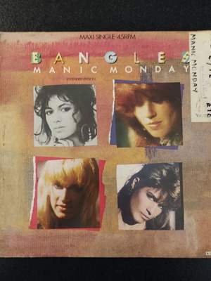 Bangles Manic Monday 12″ vinyl maxi single used Europe press 1986