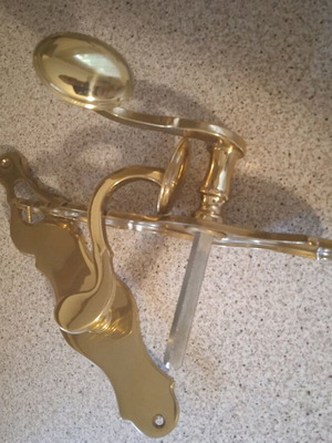 Brass door knobs new