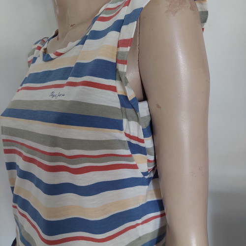 Pepe Jeans striped women's top size small like new