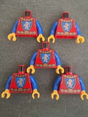 Lego Classic Castle torso with lion emblem