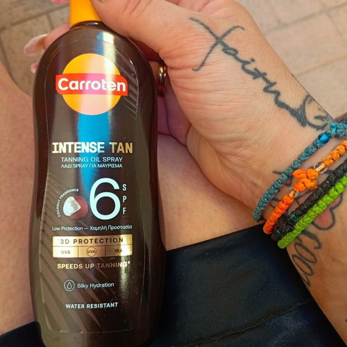 Carroten 6 SPF tanning oil spray 200 ml new