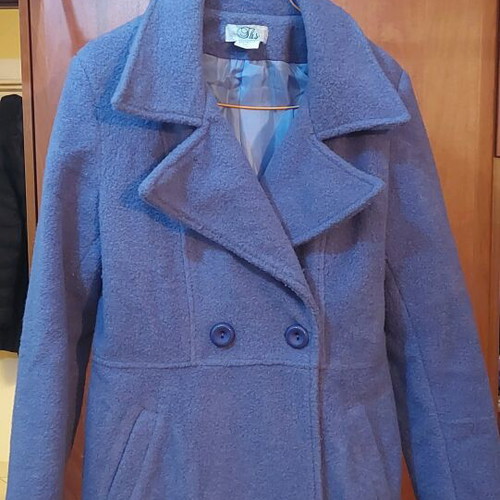 Purple women's coat very soft like new