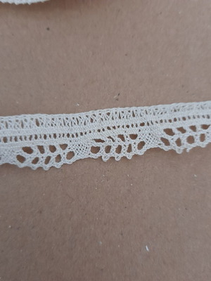 Beige lace trim 6.80 m