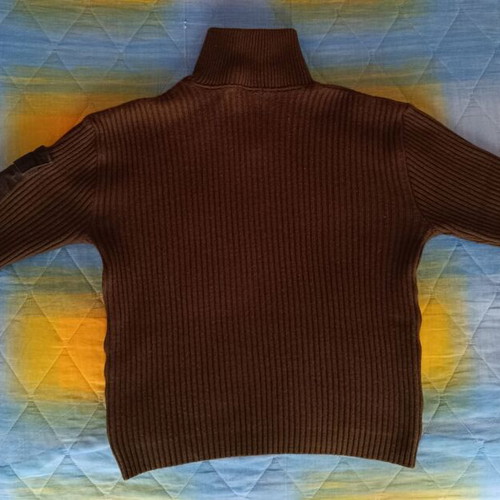 Turtleneck Sweater with Zipper size S like new, khaki green