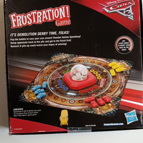 Disney Pixar Cars 3 Frustration game
