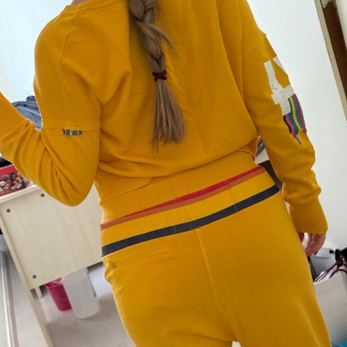 BodyTalk tracksuit set used, mustard, size Small