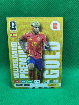 L. Yamal Gold Limited Edition Premium Κάρτα Panini FIFA World Cup 2026 καινούργια
