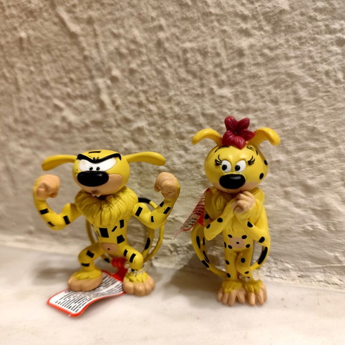 Marsupilami and Marsupilamina figures Plastoy new collectible set