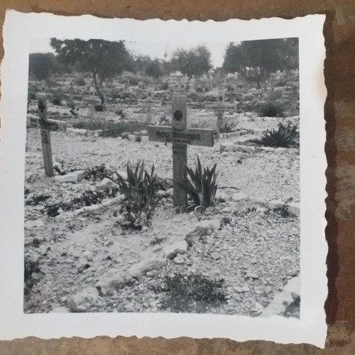 Military photo collection from WWII Crete German cemetery and monument