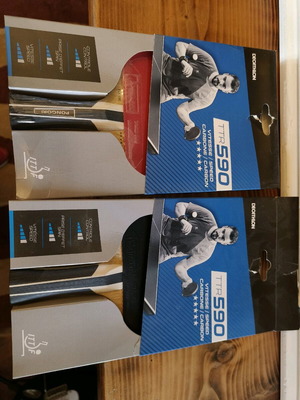 Ping pong rackets new, set of 2 pieces