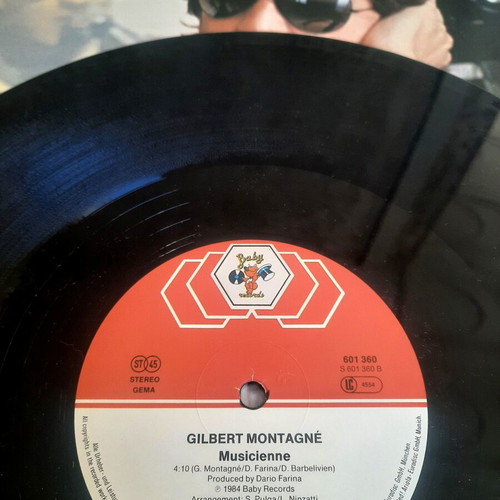 Gilbert Montagné Just For Tonight 12" Maxi-Single Vinyl, Italo-Disco