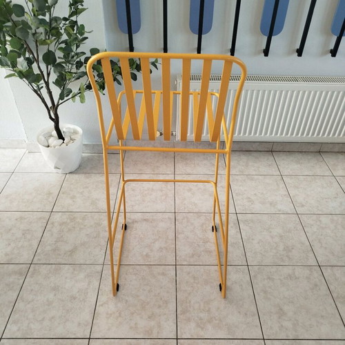 Stools like new, iron with backrest, pack of 20