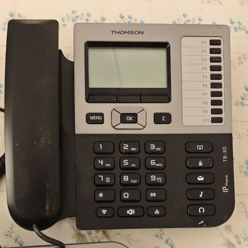 Thomson IP phones used, pack of 5, compatible with VoIP/SIP