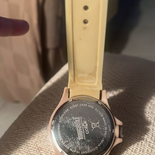 Time2U Color silicone watch nude beige, like new