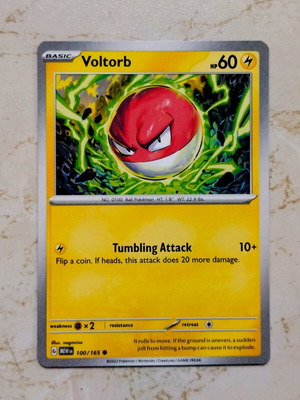 Pokemon card Voltorb 151 in excellent condition