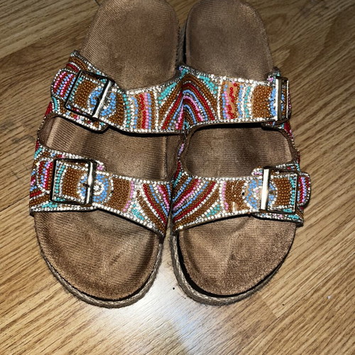 Sandals used, size 39, platform style