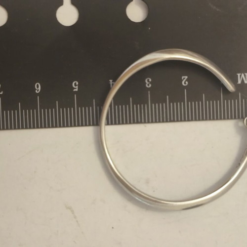 Onar silver 925 hoop earrings