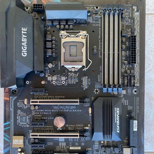 GA-Z270X-Ultra Gaming motherboard used