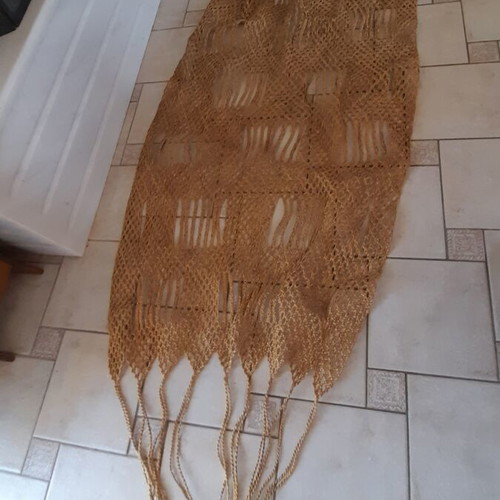 Handmade hammock used, about 3 meters, rope material, from Indonesia