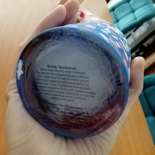 Decorative candle like new, handmade decoration
