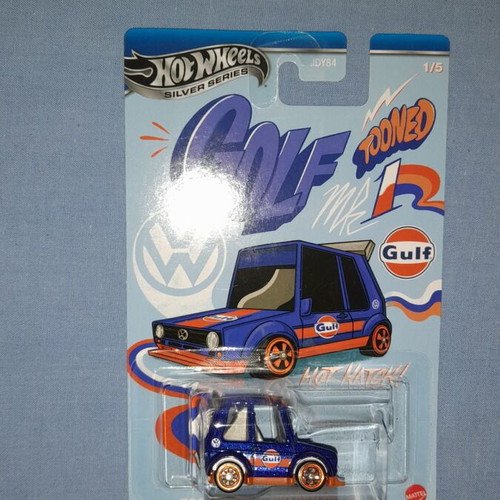 Hot Wheels Silver Series Tooned Volkswagen Golf MK1 new