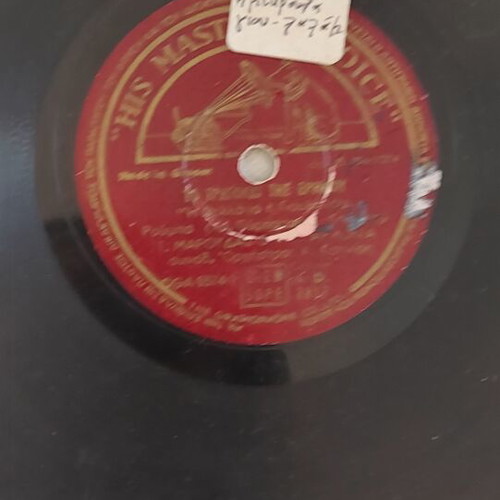 His Master's Voice 78 RPM record used, laiko genre