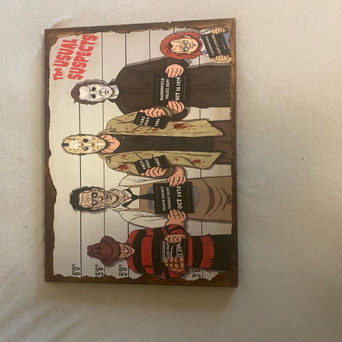 Wooden decorative plaque used 40x30