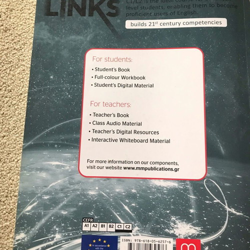 Key Links Companion C1/C2 book used, English Advanced/Proficiency
