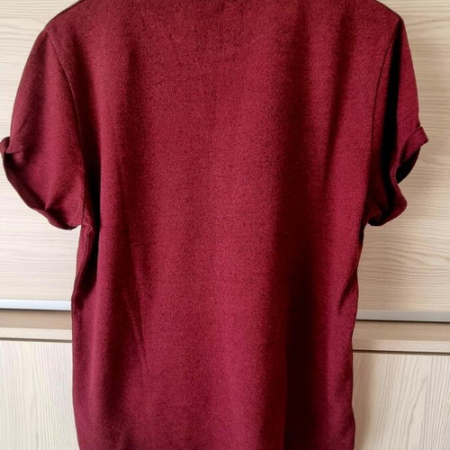 ASOS T-shirt, bright burgundy