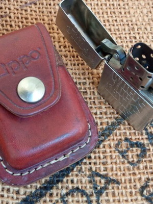 Zippo lighter with original case used