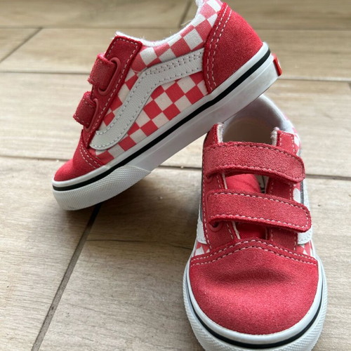 Vans Old Skool kids sneakers size 23 pink like new