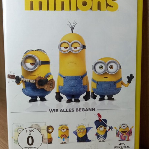 Minions DVD with English subtitles, like new