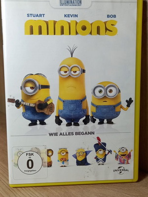 Minions DVD with English subtitles, like new