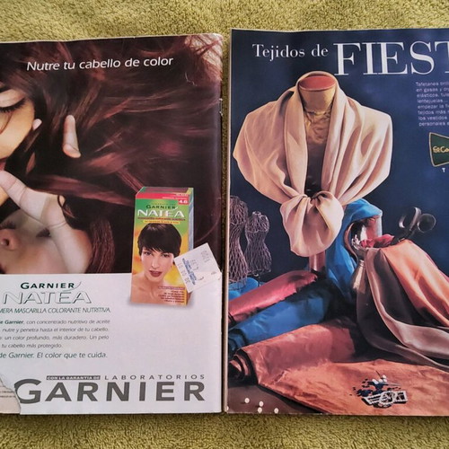Labores del Hogar magazines used, vintage, set of 2