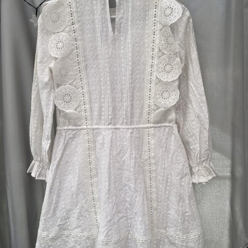 Maje dress used, size XS 34, white