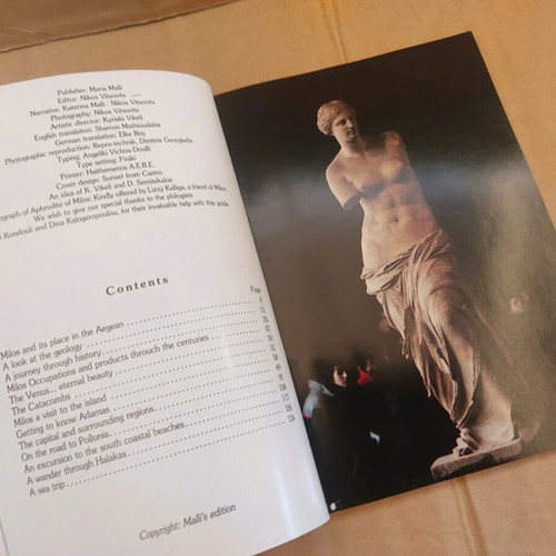 Milos 1992 Collectible Tourist Guide like new, English