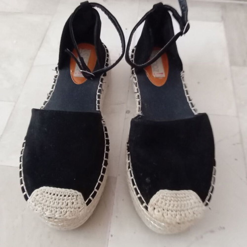 Espadrilles Shooz used, black, size 38