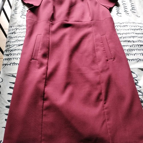 M&S Burgundy Dress Used XXL -  5,00 - Vendora.cy