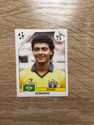 Panini World Cup Italia 90 Brazil Romario sticker like new