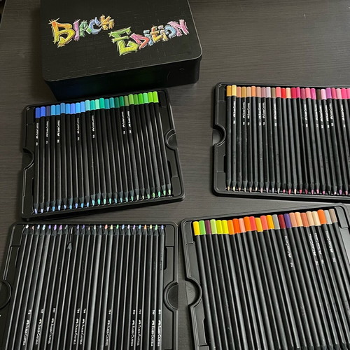 Faber-Castell Black Edition pencil case 100 pencils like new