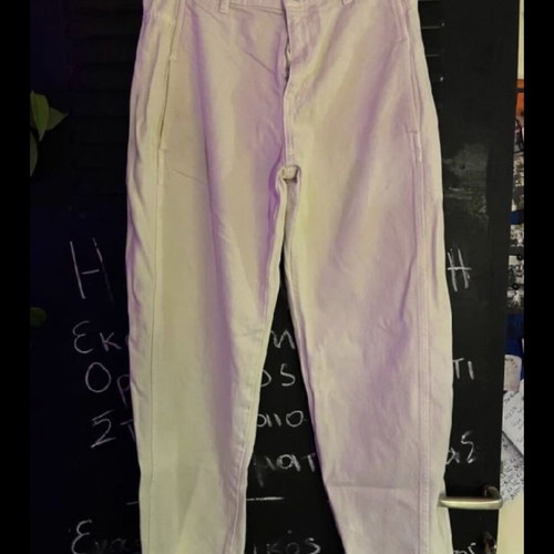 Jeans medium baggy new, white size M