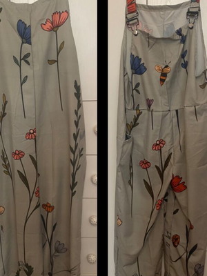Women's breathable jumpsuit, size small, summer print