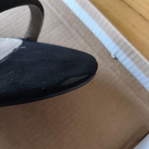 Bozikis black high-heeled sandals size 41 like new