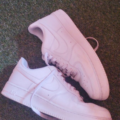 Nike Air Force 1 sneakers, size 45.5, white