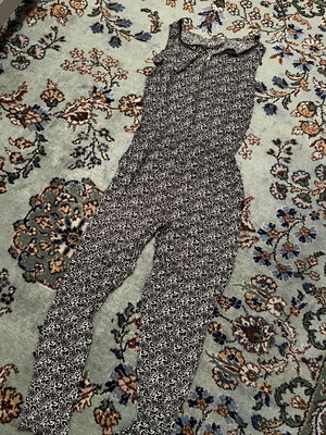 One-piece jumpsuit like new, size 38-40, gray and blue