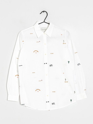 Scotch & Soda shirt size M like new, white with embroidery