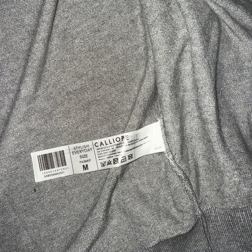 Men's fine cardigan medium gray like new