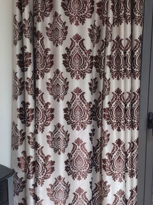 Curtains new sewn, 2 pieces, length 2.7 m height 2.05 m